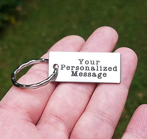 Custom Engraved Personalized Metal Keychain #TOP1