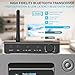 1Mii HiFi Bluetooth 5.0 Music Transmitter Receiver 2-in-1, Long Range Bluetooth Adapter with LDAC, aptX HD, OLED Display & RCA Optical Output for/PC/TV/Speaker/Amplifier/Home Stereo -DS700