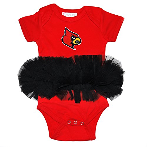 Two Feet Ahead Girls Infant Tutu Creeper, Red/Black, 6 Months Us #TOP15