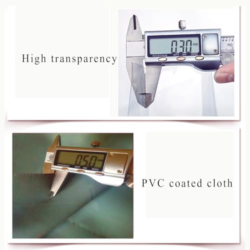 Bâche transparente imperméable rideau extérieur vinyle pour bâche de protection