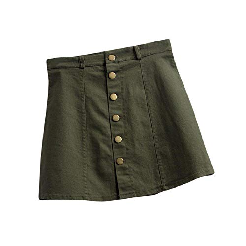 Gonna di Jeans da Donna Estiva Vita Alta Abbottonatura Kawaii Bianco Nero Gonne di Jeans Sexy Vestiti da Donna Mini Gonna Corta Jeans