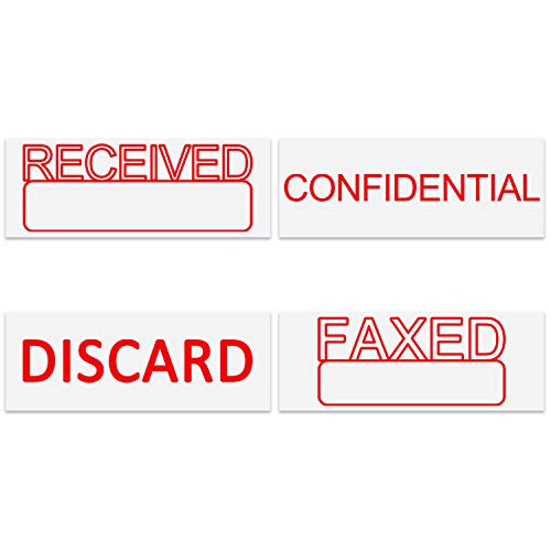 Custom Self Inking Rubber Stamp,Paid Stamp,Copy,Received,Scanned,Wtf? Stamp(9/16" X 1-1/2") (Business Stamp) #TOP4