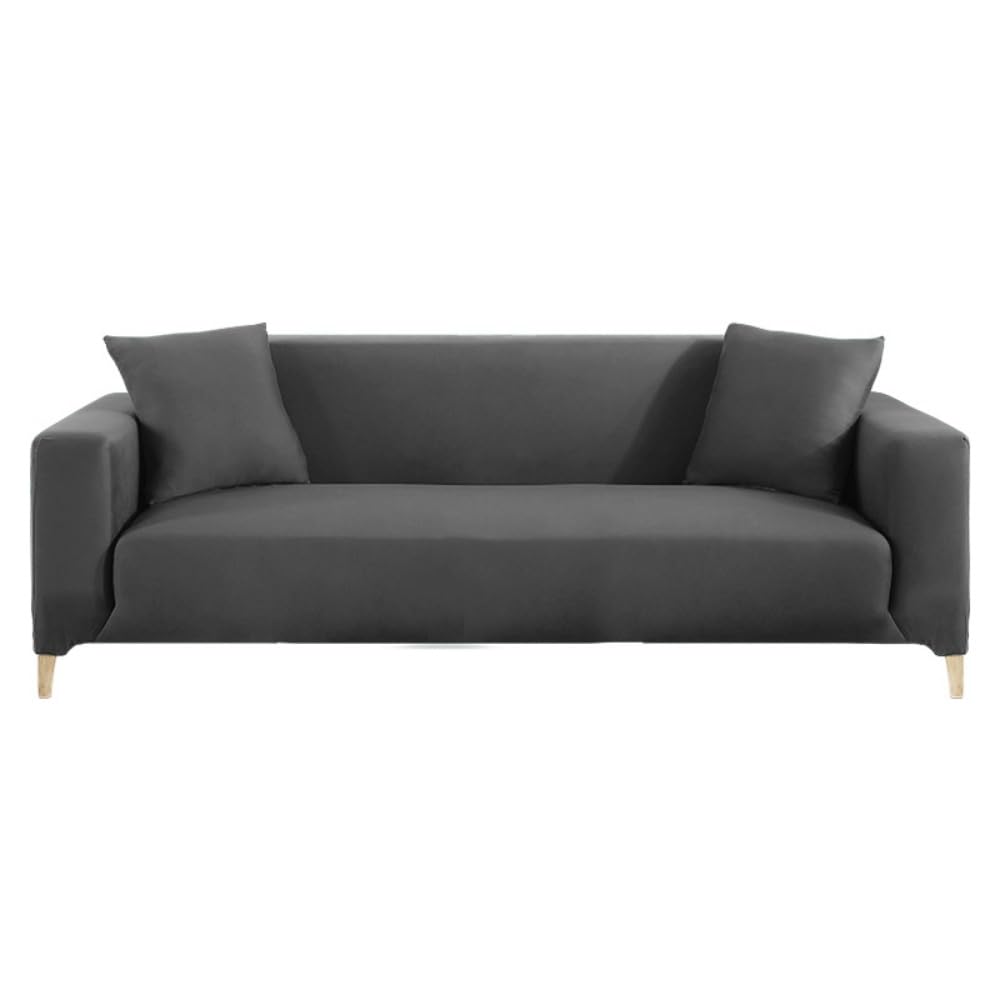 Fundas para sillon y sofa de 2 plazas elasticas gris de 145-185cm salon