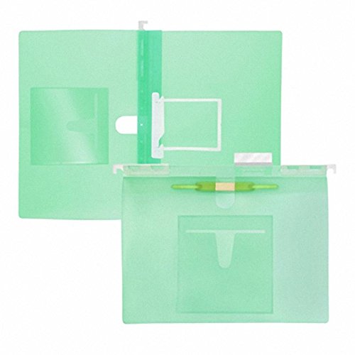Foldersys Multi-Hängehefter A4 PP U-Clip/Heftzunge grün transluzent