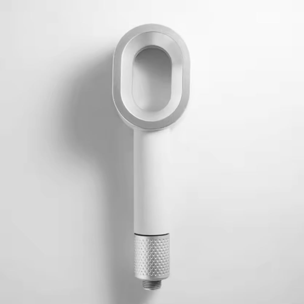 1 cabezal de ducha filtrado, alcachofa de ducha portátil con filtro, cabezal de ducha de alta presión para agua dura, elimina el cloro y la purificación del agua, accesorios de baño (blanco)