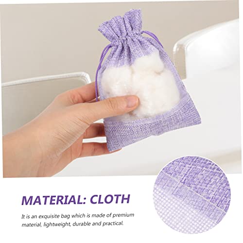 10 bolsas de saquitos lavanda vacío morado para hogar miniatura 3