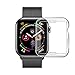 [2 Pack] OUHENG Compatible with Apple Watch Screen Protector with Case 44mm Series 4, Soft TPU All-Around Ultra-Thin Clear Protective Case Cover Compatible with Apple Watch Case Series 4 44mm, Clear