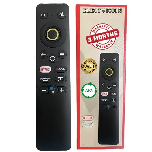 Remote Control for LED or LCD TV Compatible with Realme Led TV (Without Voice mic Function)