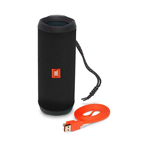 JBL Flip 4 Waterproof Portable Bluetooth Speaker - Black, Medium (JBLFLIP4BK)