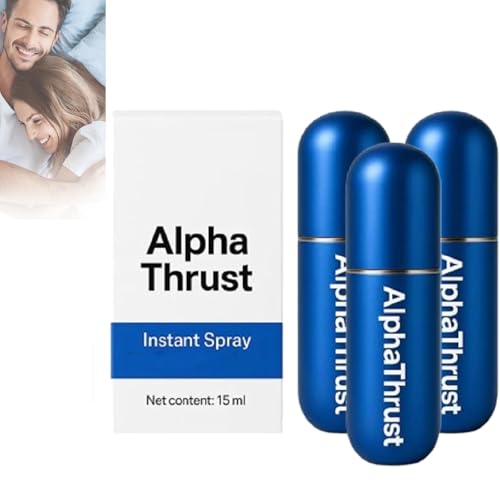 ZENTHECA AlphaThrust Intimacy Spray, sensación instantánea para una sensación natural, carisma mejorado, acción rápida (3pcs)