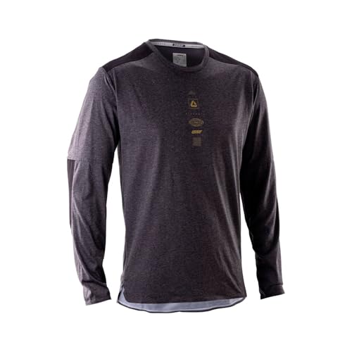 Leatt MTB Trail 4.0 Long Sleeve Jersey Ghost Black L, 5026052503