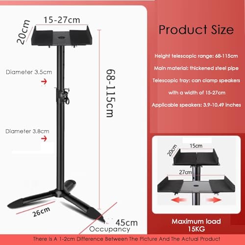 Support d'enceinte à plateau rétractable pour un son parfait - 2
