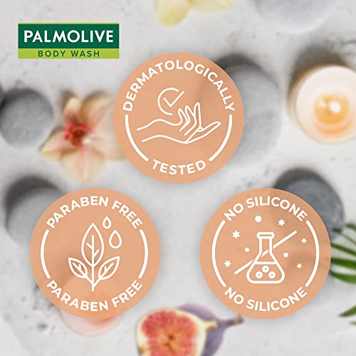 Palmolive Luminous Oil Rejuvenating Body Wash, 250ml, 100% Natural Fig Oil & White Orchid Extracts For Soft & Radiant Skin, PH Balanced Bodywash, Free Of Parabens And Silicones
