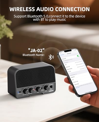 LEKATO Mini Guitar Amp - 5W Bluetooth Portable Amplifier - Image 5