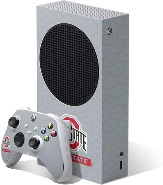 Skinit Decal Gaming Skin Compatible with Xbox Series S Bundle - Officially Licensed Ohio State University Distressed Logo Design