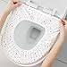 20 Pack Disposable Toilet Seat Cover Waterproof Non-Woven Fabric, Disposable Toilet Seat Covers for Travel, Disposable Seat Covers for Outing Hotel Hospital Public Toilet (Double Layer White)