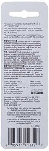 Dewalt Drill Bit, Pilot Point, Industrial Cobalt Alloy Steel, 1/16-Inch (Dwa1204) #TOP2