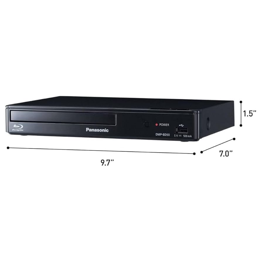 Amazon.com: Panasonic DMP-BD90P-K Blu-ray DVD Player with