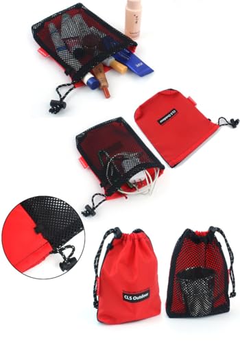 5-in-1 Drawstring Ditty-Bags Mesh Bag-Home Storage Nylon Ditty-Bag Outdoor Sports Camping Travel Storage3