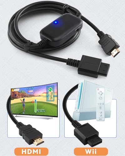 image for Herfair Wii to HDMI Adapter Cable [1080P/720P] Wii HDMI Picture Qualit