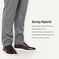 Amazon Essentials Men's Casual Derby Dress Shoes with Padded Collar, Dark Brown, 9 — image 3
