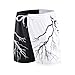 BOOMLEMON Mens Mesh Graphic Print Shorts Casual Fashion Cool Shorts Retro Active Gym Streetwear Short Pants(Novelty Black White Lightning L)