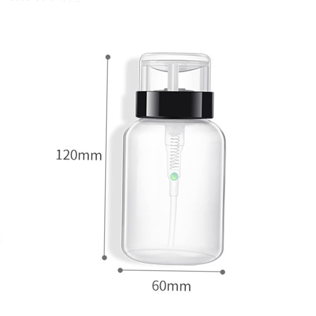 Didiseaon 2pcs Liquid Storage Bottle Press Dispenser Bottles Travel Nail Polish Bottle Empty Bottle of Nail Remover Lockable Pump Bottle Pump Top Bottle Dispenser Nail Polish Remover Pump
