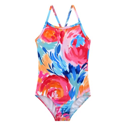 Image of BAYIMEE Girls One Pieces Swimsuit Cute Swimwear Bathing Suits 2-12 Years