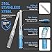 Yugui 16G Catheter Piercing Needles,IV Catheter Hollow Needles for Ear Nose Septum Belly Button Navel Eyebrow Nipple Lip Professional DIY Tool Supplies for Beginners