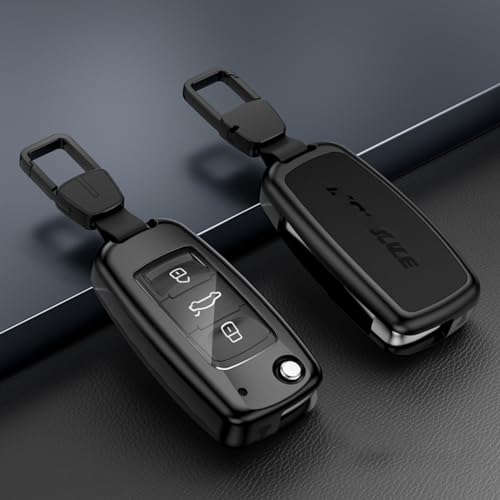 Funda de llave para coche VW Polo Tiguan Passat Golf Jetta en aleación de zinc