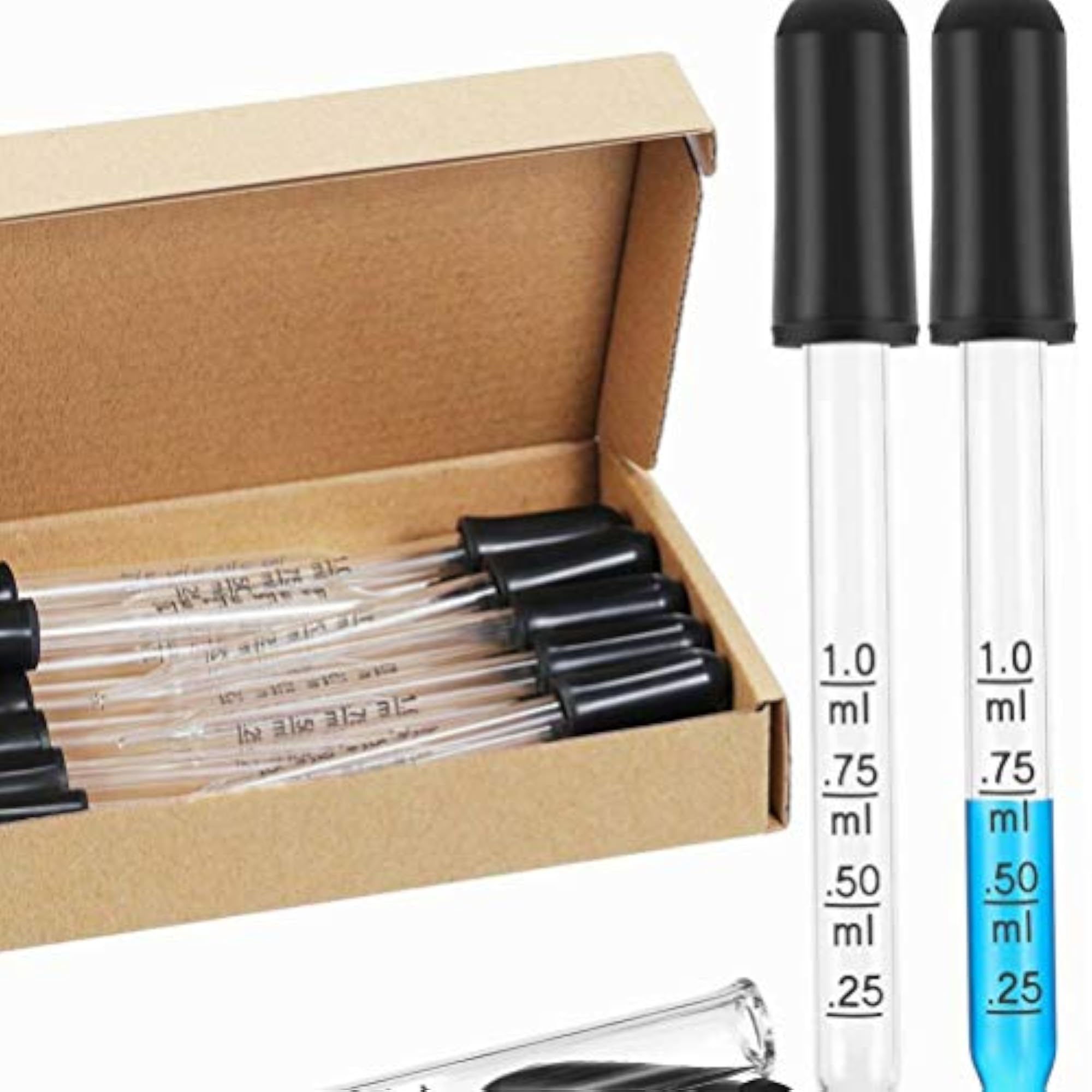 10pcs 1ml Refillable Pipette Set for Home Use