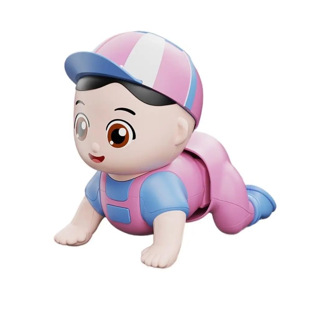 Toys Nagar 1Pcs Musical Cute Mini Crawling Baby Electric Mini Climb Toy Doll, Toys for Babies, Crawling Baby Toy with Musical Sound for Infants 6-12 Months Best Birthday/Festive Gifts for Boys & Girls (B0DBPYQGJ3) Amazon Price History, Amazon Price Tracker