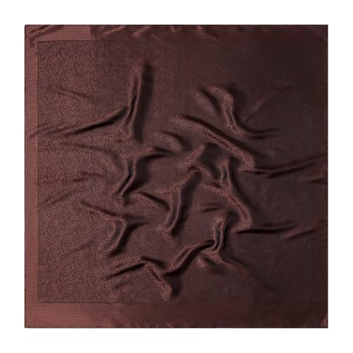 Image of 35 inch Men's Large Square Jacquard Scarf - Cowboy Wild Rugged Style, With Gift Packed