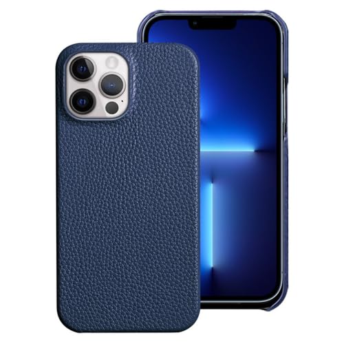Étui de téléphone en cuir rigide bleu, l'accessoire idéal pour iPhone 8