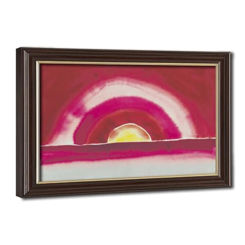 Impression toile Sunrise Georgia O'keeffe cadre mural suspendre