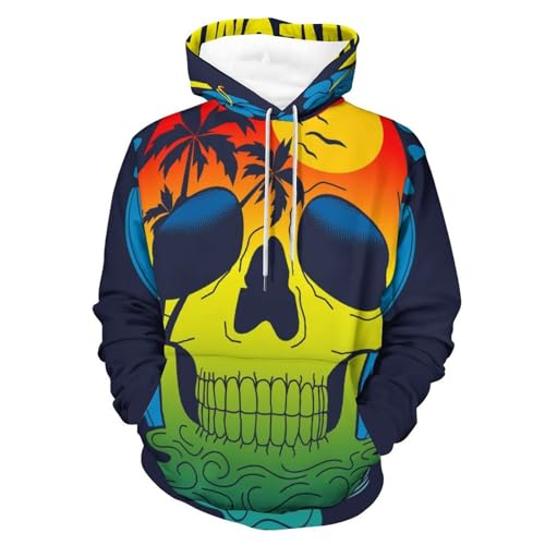 Hoody Sweatshirt Squelette idéal pour vos soirées urbaines d'automne