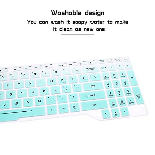 HRH Protector de Teclado de Silicona para Asus Gaming miniatura 6