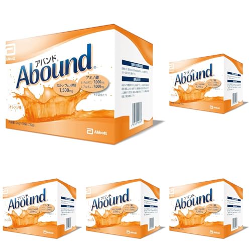 �A�o���h �I�����W�� 24g×30�� 1�܂�����J���V�E��HMB 1,500mg × �A�~�m�_ 14,000mg �z���iL-�O���^�~�� 7,000mg �{ L-�A���M�j�� 7,000mg) (× 5)