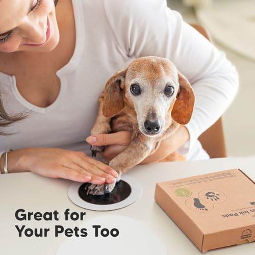 Dog Christmas Decorations AMBEERT Dog Paw Print Kit, Paw Print Kit For ...
