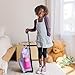 Wildkin Kids Rolling Luggage – Carry-On Size for School & Overnight Travel - Unicorn