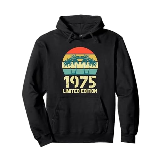 Camisetas vintage de cumpleaños de 1975 para mujer, divertidas camisetas de cumpleaños de 1975 Sudadera con Capucha