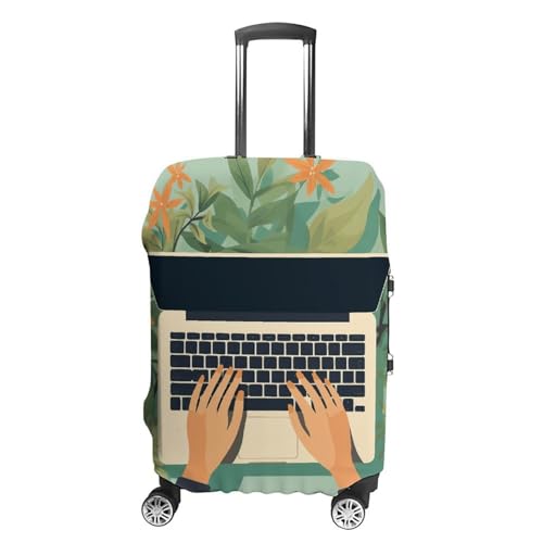 Housse de protection pour valise en tissu extensible lavable
