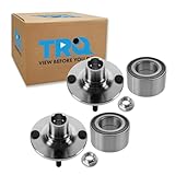 TRQ 2 Piece Front Rear Wheel Bearing & Hub Kit Set Compatible with 1991-2002 Ford...