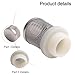 KoiLykke for Stainless Steel Suction Strainer for 3/4 Inch Hose, Garden Pump Filter with Plastic Male Thread, Compatible with Irrigation and Water Sockets