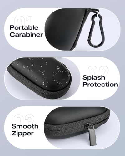 Image of Hard Case for PLAUD NotePin /NotePin S AI Voice Recorder, Portable Protective Storage Bag for Digital Voice Recorder, Meeting /Airplane Travel Carrying Case Bag