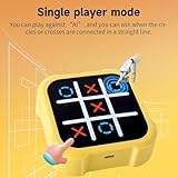 Tic Tac Toe Game, Rechargeable Travel Games, Compact Handheld Noughts and Crosses Game, Electronic Brain and Memory Training Fidget Toy for All Ages 3+ - Image 2