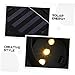 6Pcs Solar Light LED Garden Lighting Tool for Outdoor Use Durable and Solar Fence Lamps for Lawns Walkways Yards Parks and Courtyards