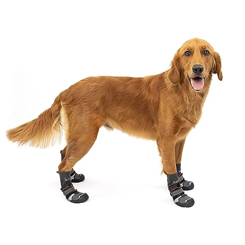 Kurgo Blaze Cross Dog Shoes, Winter Boots for Dogs All Season Paw Protectors, For Hot Pavement and Snow, Water Resistant