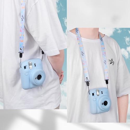 VOVMOEYA Kids Camera Strap,Children Camera Neck Strap,Lanyard for Kid Camera Compatible with Fujifilm Instax Mini Sony ZV-E10 ZV-1 ZV-1F Vlogging Camera Canon R50 M50 Nikon DSLR Camera - Image 4