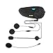 Produktbild LNLJ Motorrad Bluetooth 4.2 Headset Wireless Helm Intercom Mit FM Radio Für 2 Fahrer, 1200M Kommunikations-Strecke, Rad-Knopf, 2S Pairing, Wasserdicht,1pcs